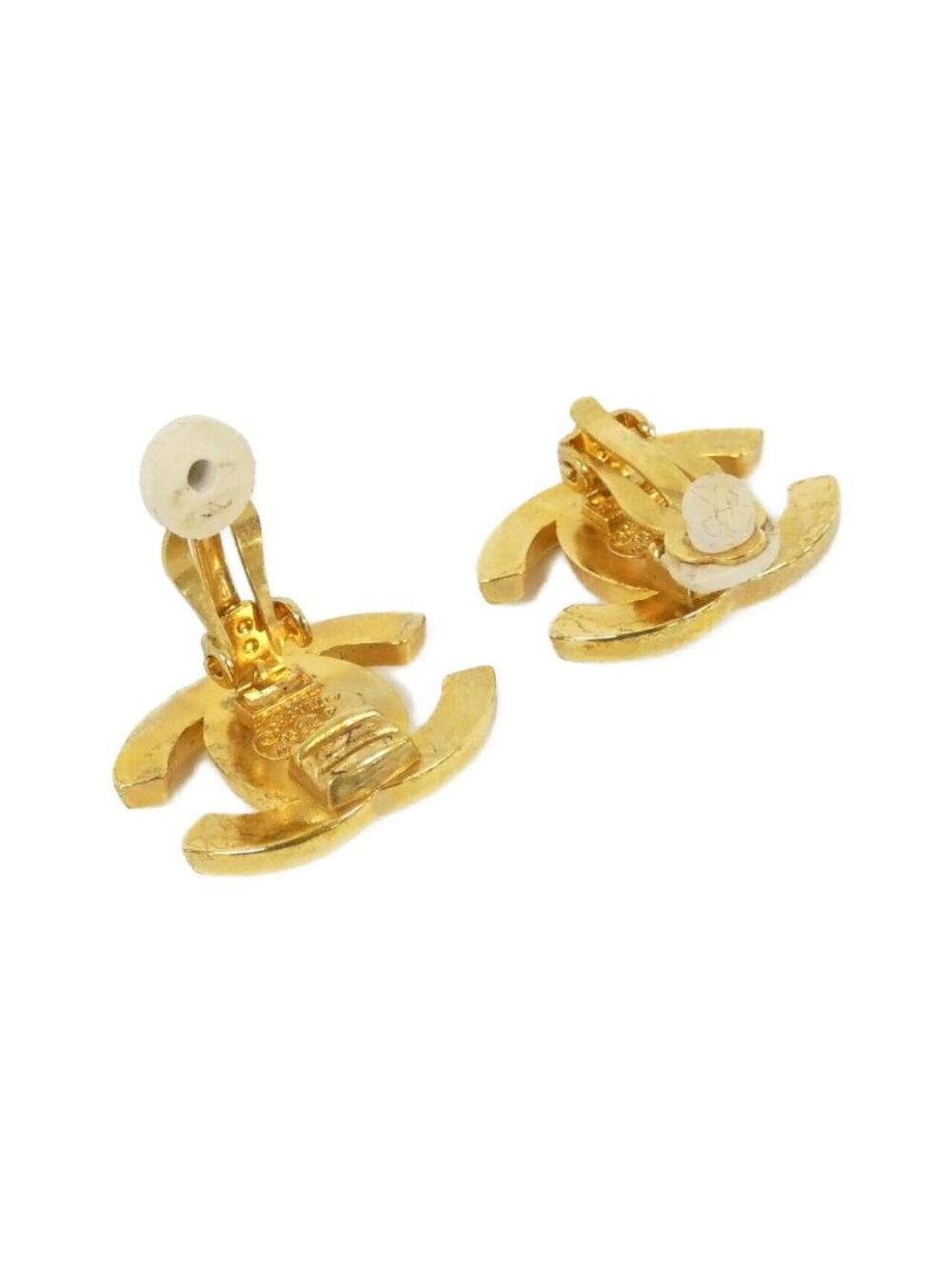 Chanel Vintage Earrings Gold - Picture 3 of 3